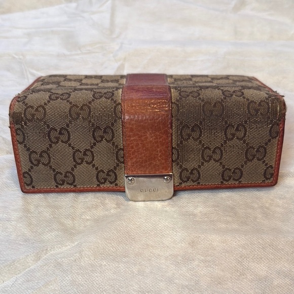 Gucci Monogram Wallet in Brown and Tan - Picture 5 of 7